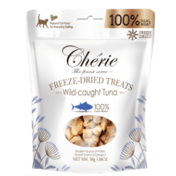 CHERIE Smakołyki liofilizowane z tuńczyka | dla Kota i Psa | Saszetka 25g | Bez zbóż